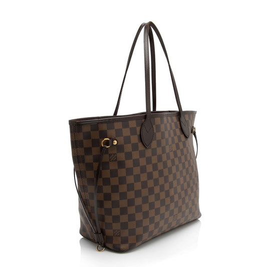 Louis Vuitton Damier Ebene Neverfull MM Tote (SHF-Q5p43O)