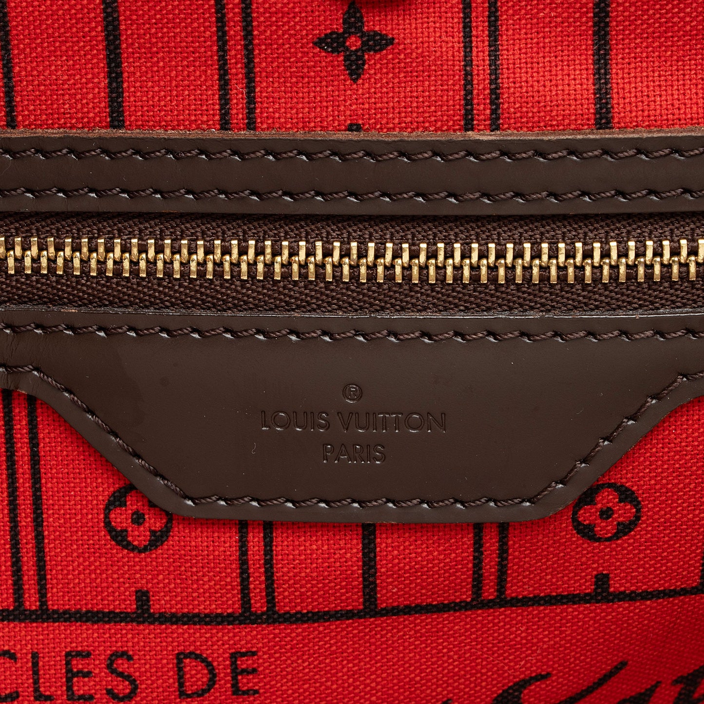 Louis Vuitton Damier Ebene Neverfull MM Tote (SHF-XRFSKx)