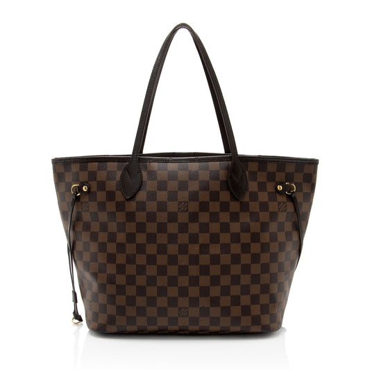 Louis Vuitton Damier Ebene Neverfull MM Tote (SHF-BSgxu3)