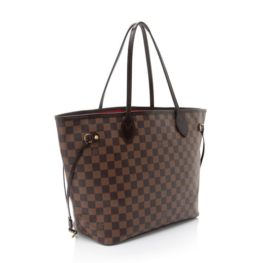 Louis Vuitton Damier Ebene Neverfull MM Tote (SHF-tyDp9G)