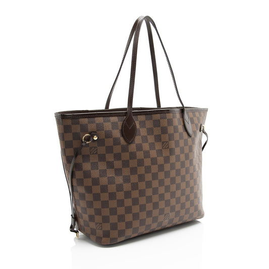 Louis Vuitton Damier Ebene Neverfull MM Tote (SHF-m9oBzp)
