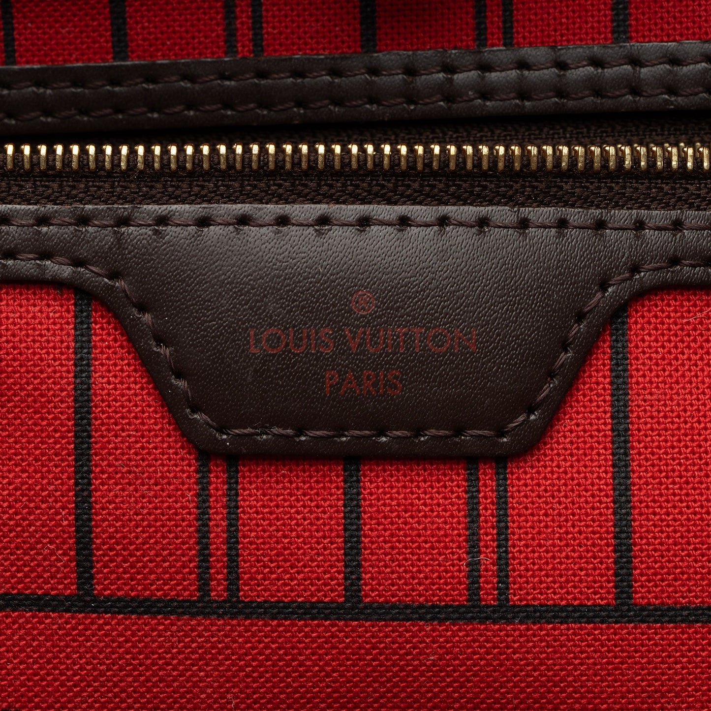 Louis Vuitton Damier Ebene Neverfull MM Tote