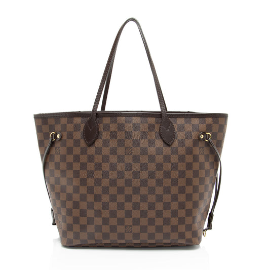 Louis Vuitton Damier Ebene Neverfull MM Tote