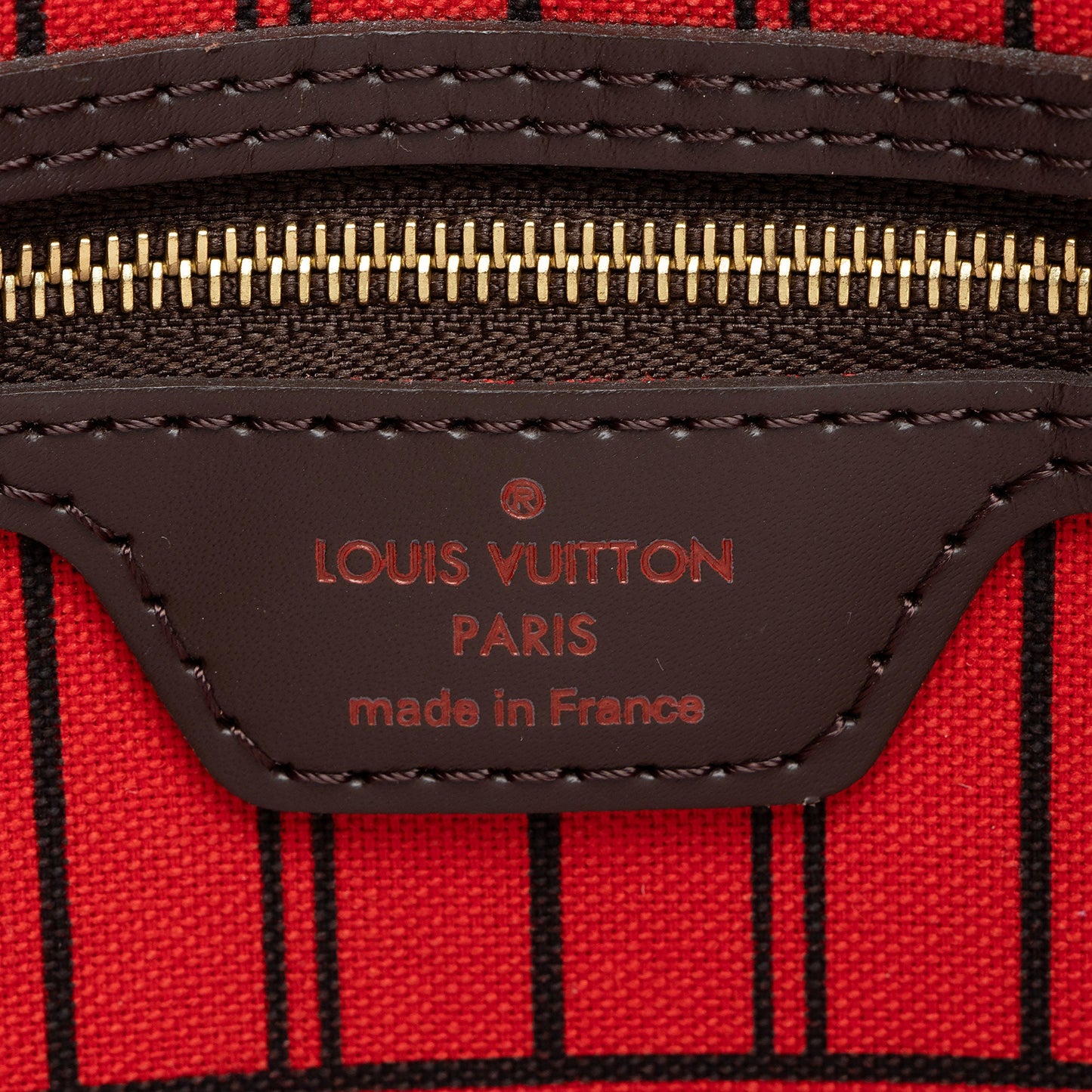 Louis Vuitton Damier Ebene Neverfull MM Tote