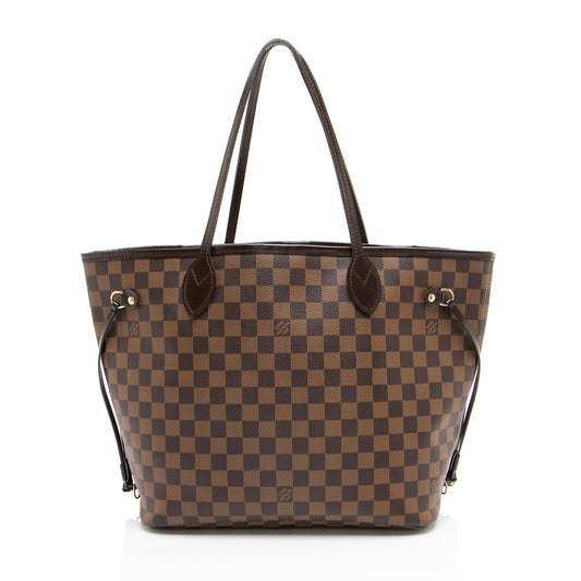 Louis Vuitton Damier Ebene Neverfull MM Tote
