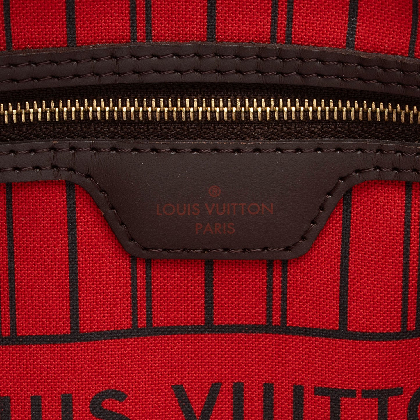 Louis Vuitton Damier Ebene Neverfull MM Tote