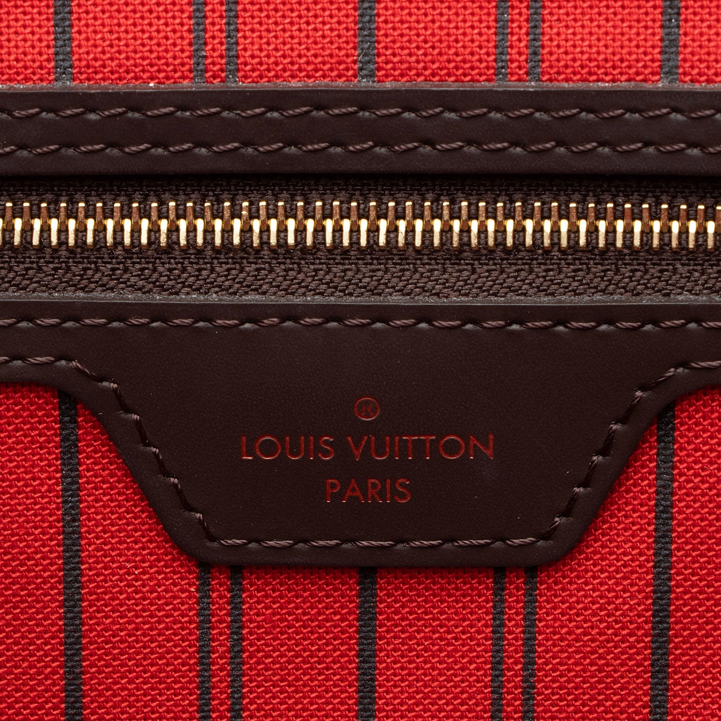 Louis Vuitton Damier Ebene Neverfull MM Tote