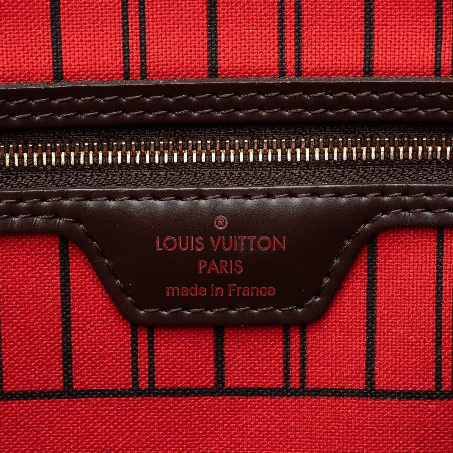 Louis Vuitton Damier Ebene Neverfull MM Tote