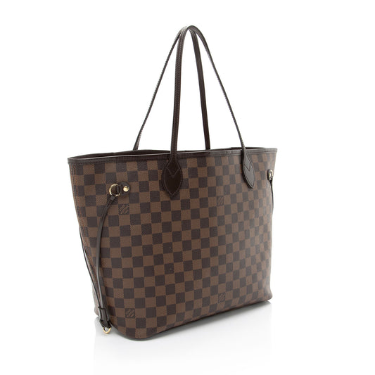 Louis Vuitton Damier Ebene Neverfull MM Tote