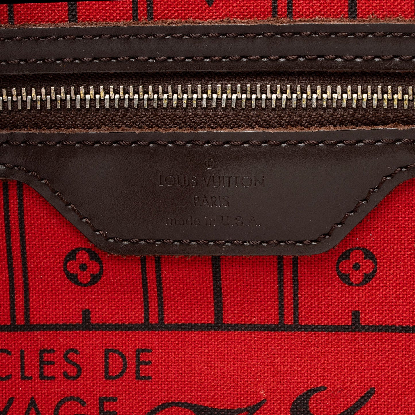 Louis Vuitton Damier Ebene Neverfull MM Tote