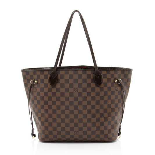 Louis Vuitton Damier Ebene Neverfull MM Tote