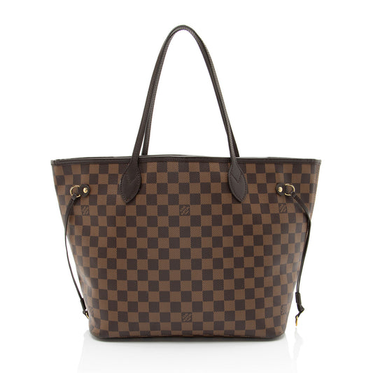 Louis Vuitton Damier Ebene Neverfull MM Tote