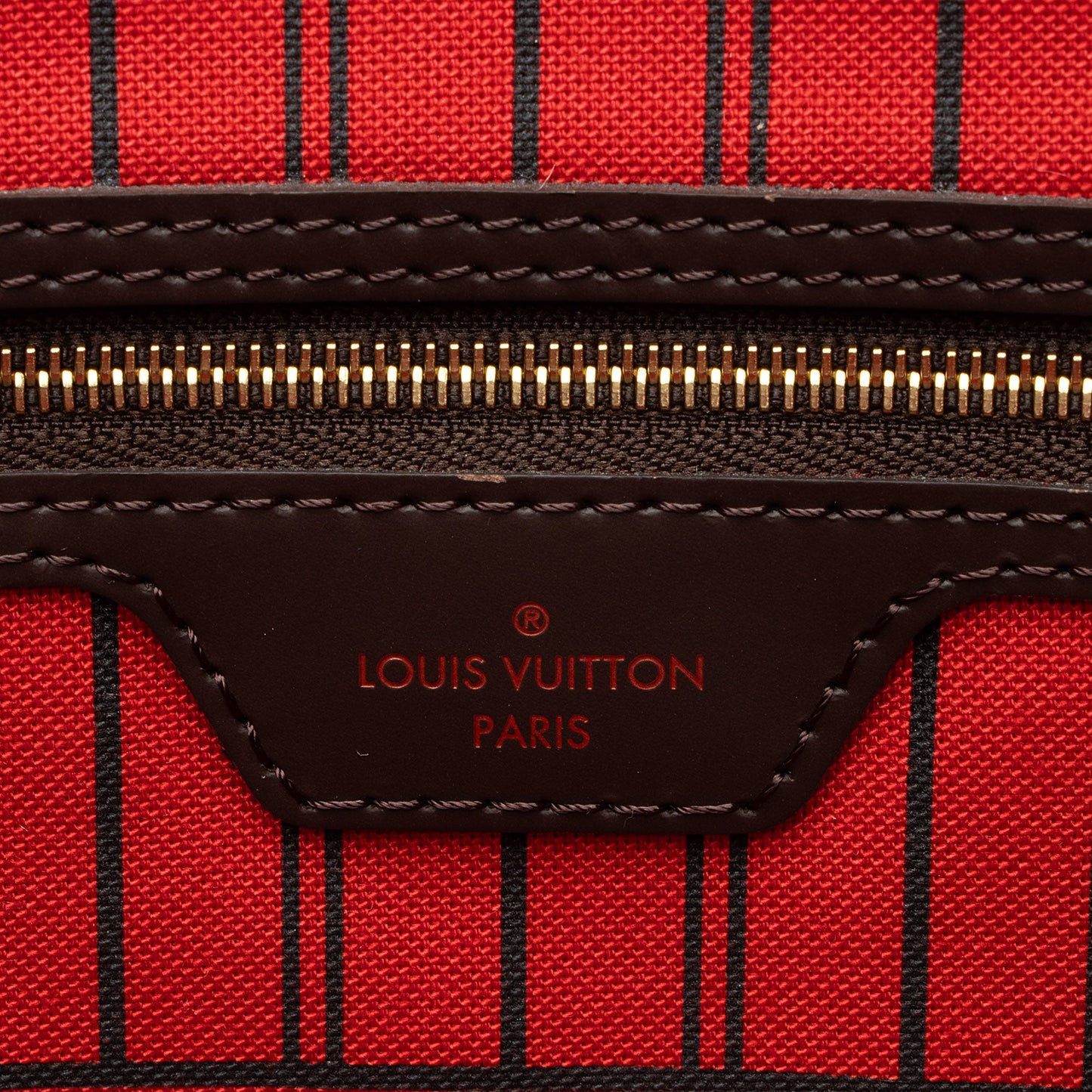Louis Vuitton Damier Ebene Neverfull MM Tote