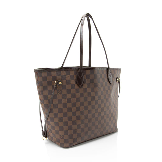 Louis Vuitton Damier Ebene Neverfull MM Tote