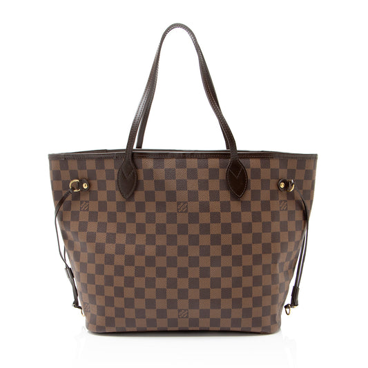 Louis Vuitton Damier Ebene Neverfull MM Tote