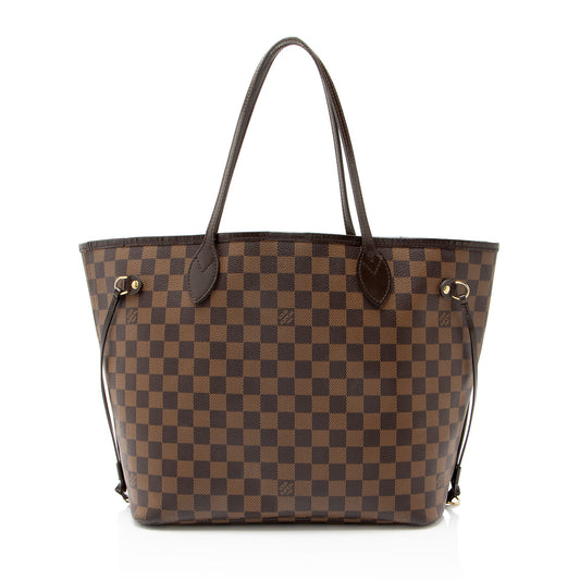Louis Vuitton Damier Ebene Neverfull MM Tote