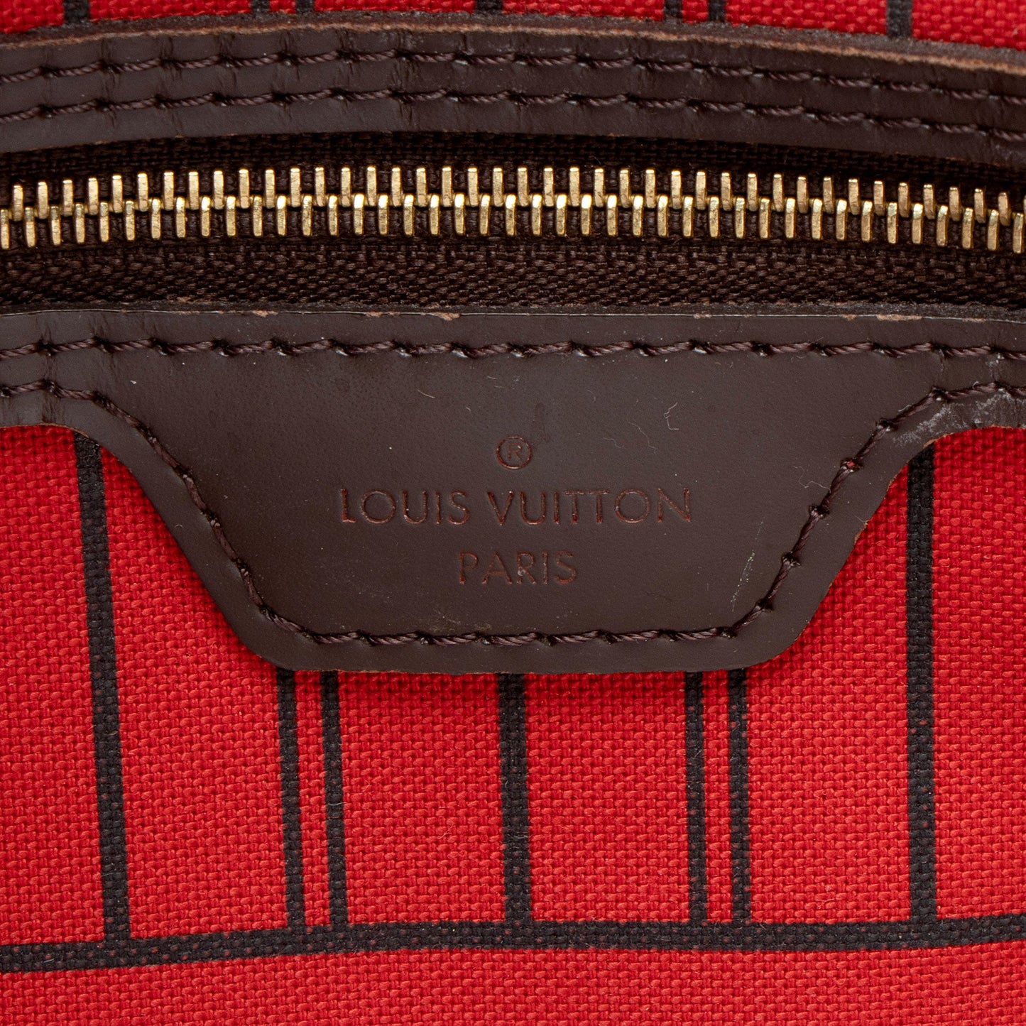 Louis Vuitton Damier Ebene Neverfull MM Tote