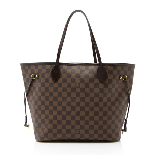 Louis Vuitton Damier Ebene Neverfull MM Tote