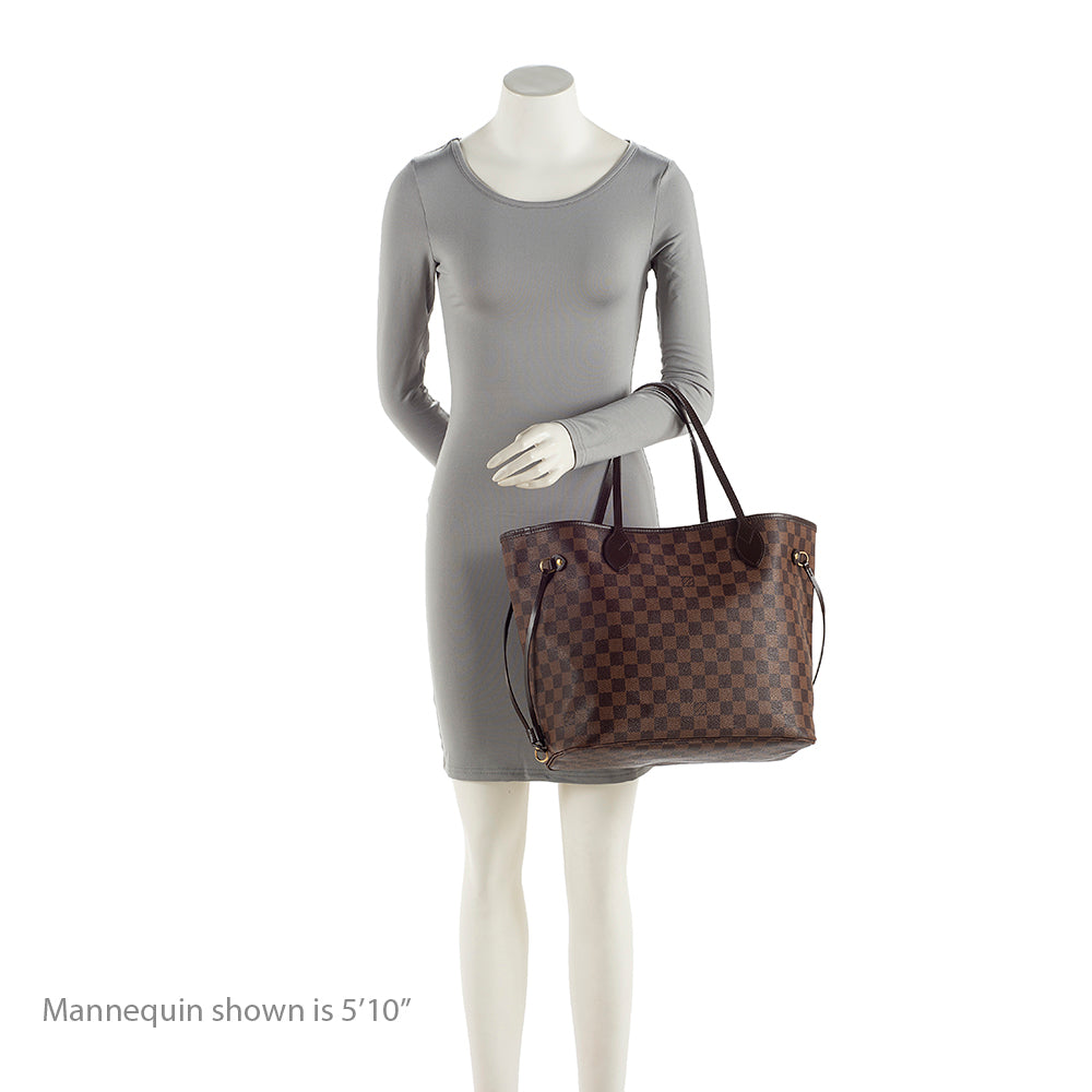Louis Vuitton Damier Ebene Neverfull MM Tote (SHF-20031)