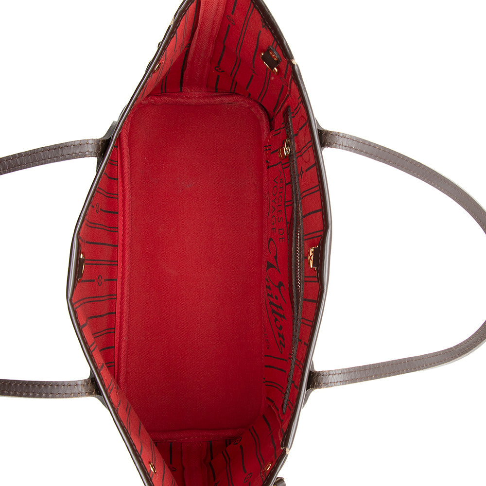Louis Vuitton Damier Ebene Neverfull PM Tote -  (SHF-19636)