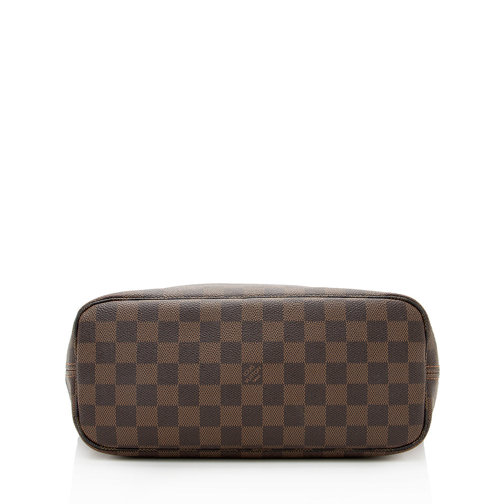 Louis Vuitton Damier Ebene Neverfull PM Tote -  (SHF-19822)