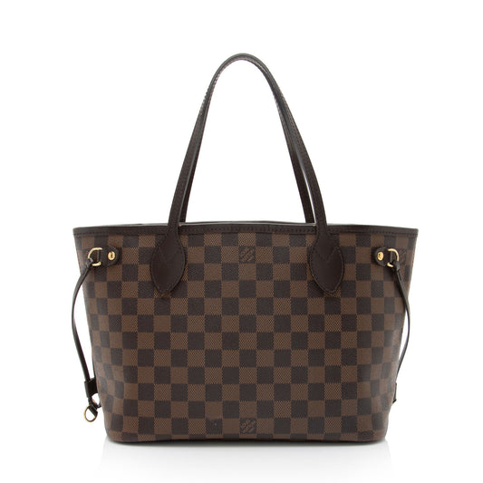 Louis Vuitton Damier Ebene Neverfull PM Tote (SHF-tJg2Id)