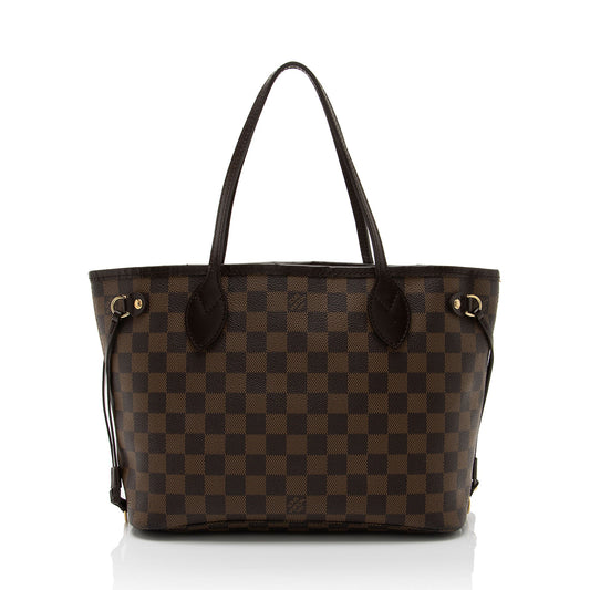 Louis Vuitton Damier Ebene Neverfull PM Tote (SHF-vQArNz)