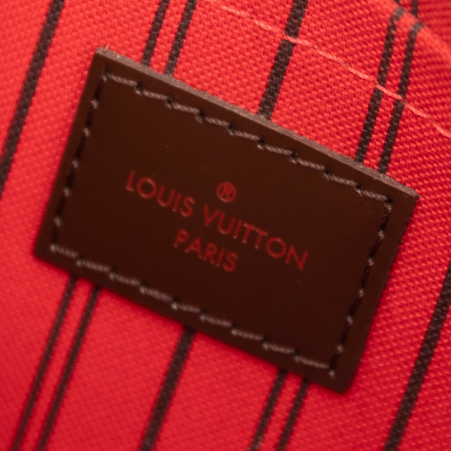 Louis Vuitton Damier Ebene Neverfull Pochette