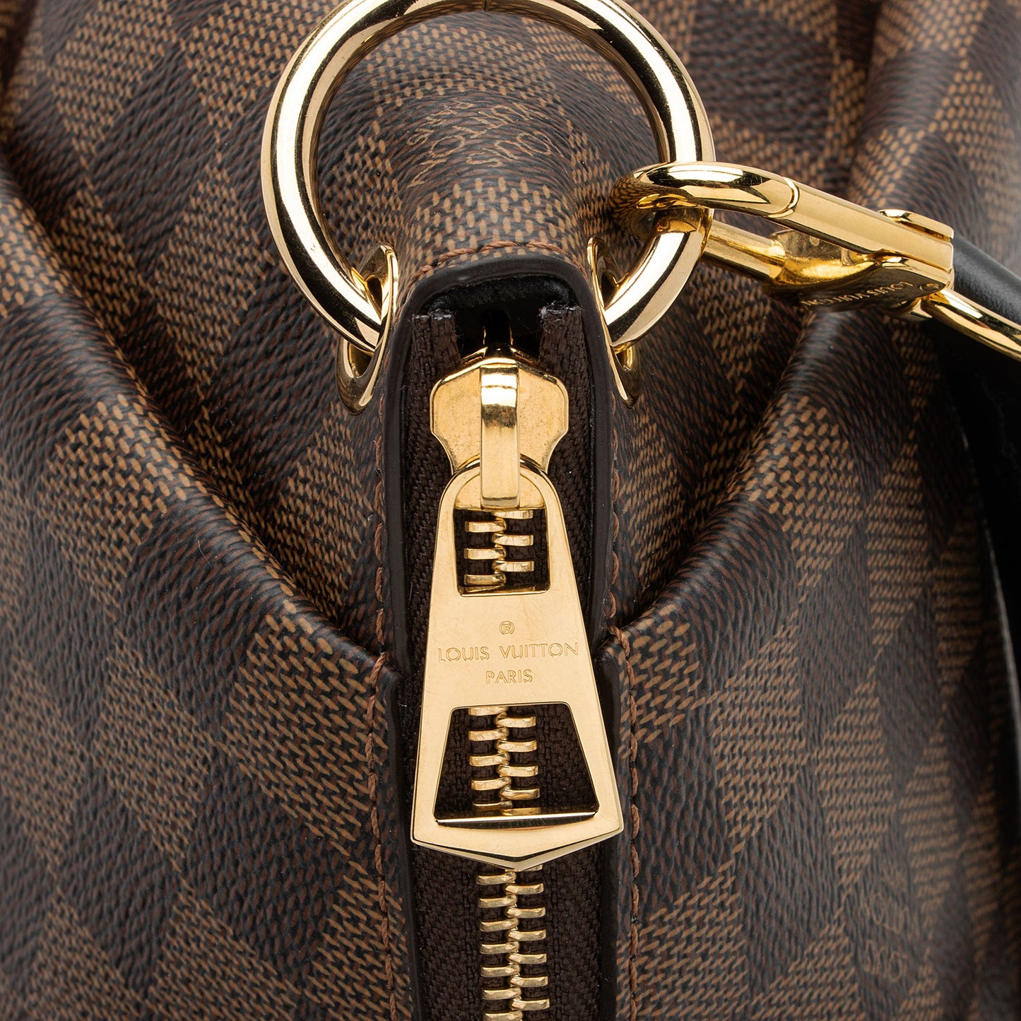 Louis Vuitton Damier Ebene Odeon MM Tote (SHF-eLE9KM)