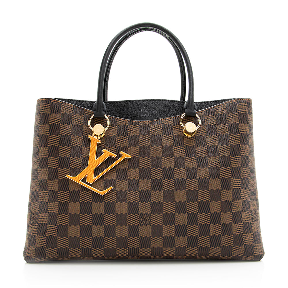 Louis Vuitton Damier Ebene Riverside Tote -  (SHF-19401)