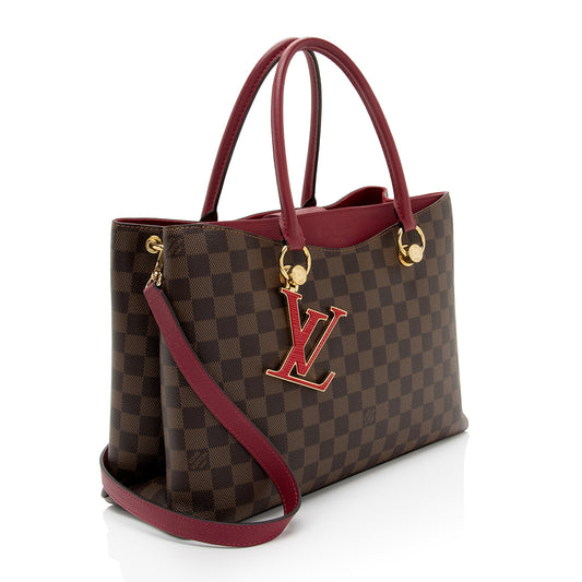 Louis Vuitton Damier Ebene Riverside Tote (SHF-TLFRHl)