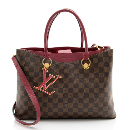 Louis Vuitton Damier Ebene Riverside Tote (SHF-mmyX8O)