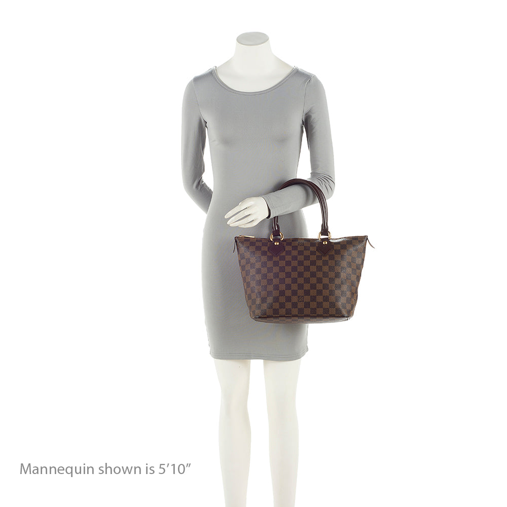 Louis Vuitton Damier Ebene Saleya PM Tote (SHF-oMBtvC)