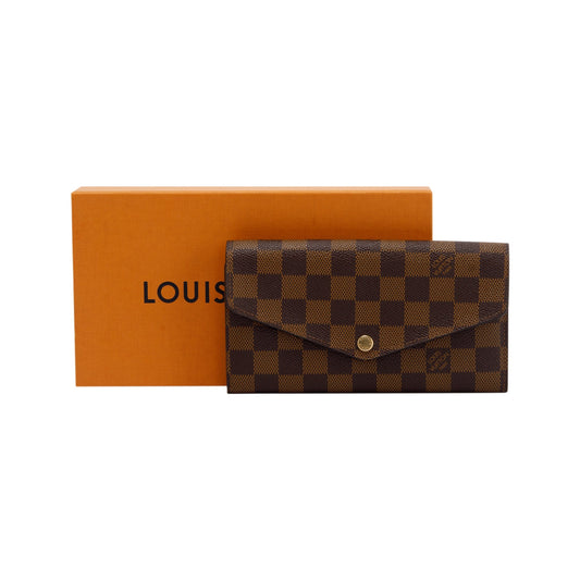 Louis Vuitton Damier Ebene Sarah Wallet