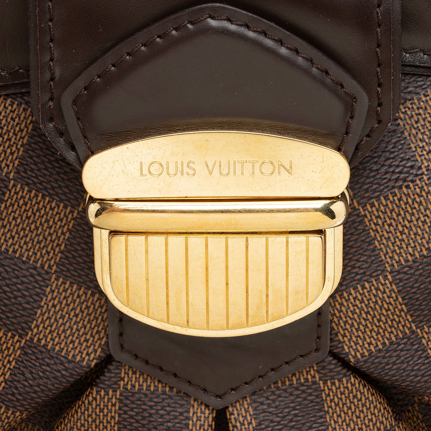 Louis Vuitton Damier Ebene Sistina GM Shoulder Bag
