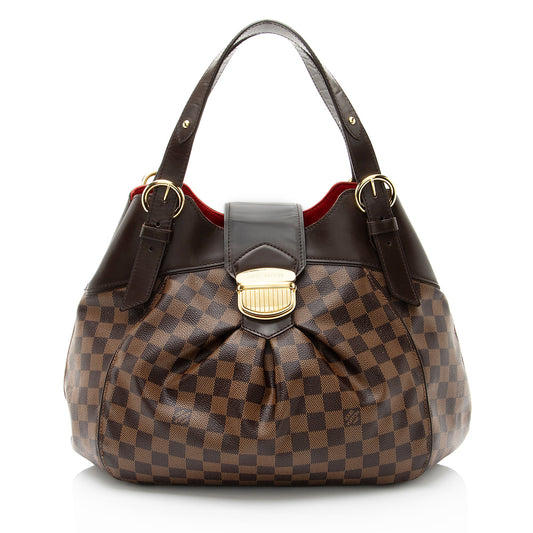 Louis Vuitton Damier Ebene Sistina GM Shoulder Bag