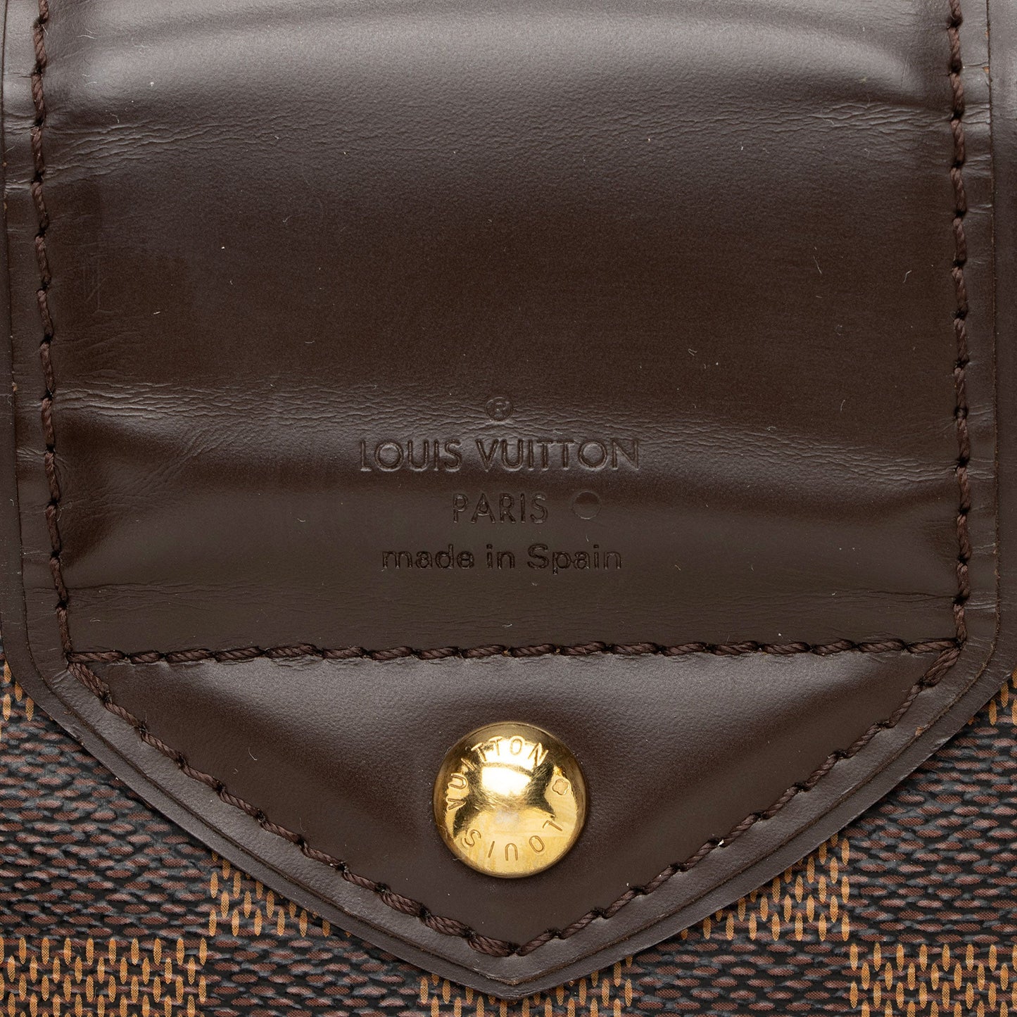 Louis Vuitton Damier Ebene Sistina GM Shoulder Bag