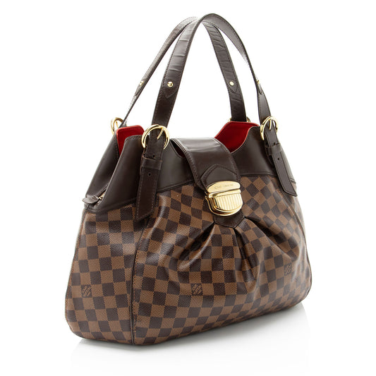Louis Vuitton Damier Ebene Sistina GM Shoulder Bag