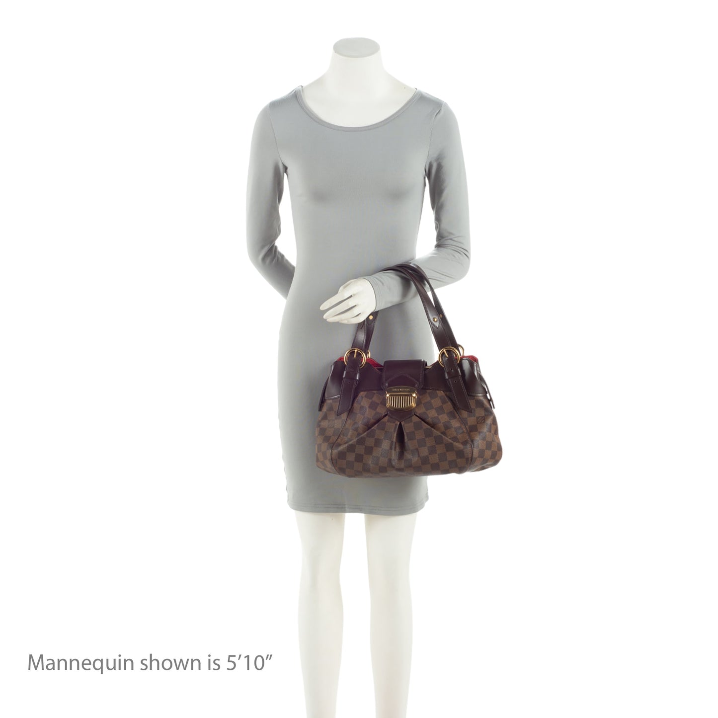 Louis Vuitton Damier Ebene Sistina PM Shoulder Bag