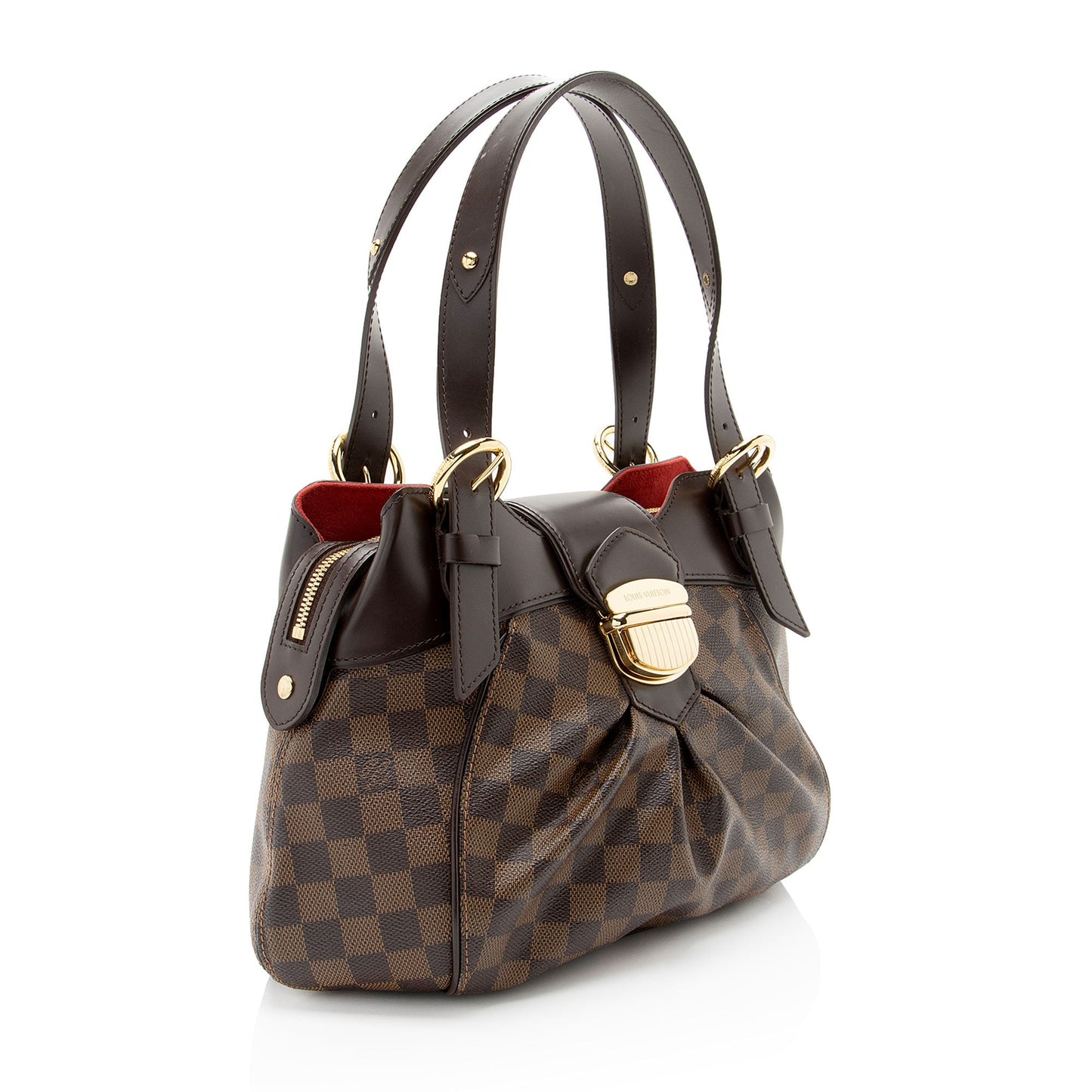 Louis Vuitton Damier Ebene Sistina PM Shoulder Bag