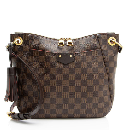 Louis Vuitton Damier Ebene South Bank Besace Shoulder Bag (SHF-rA4Tud)