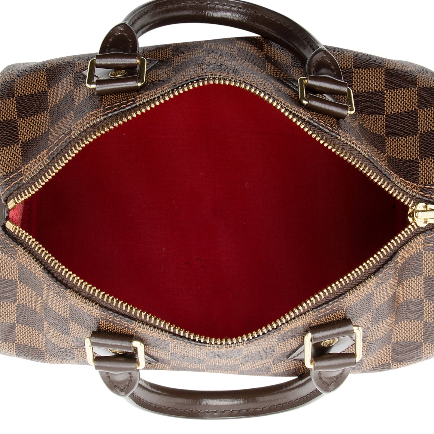 Louis Vuitton Damier Ebene Speedy 25 Satchel