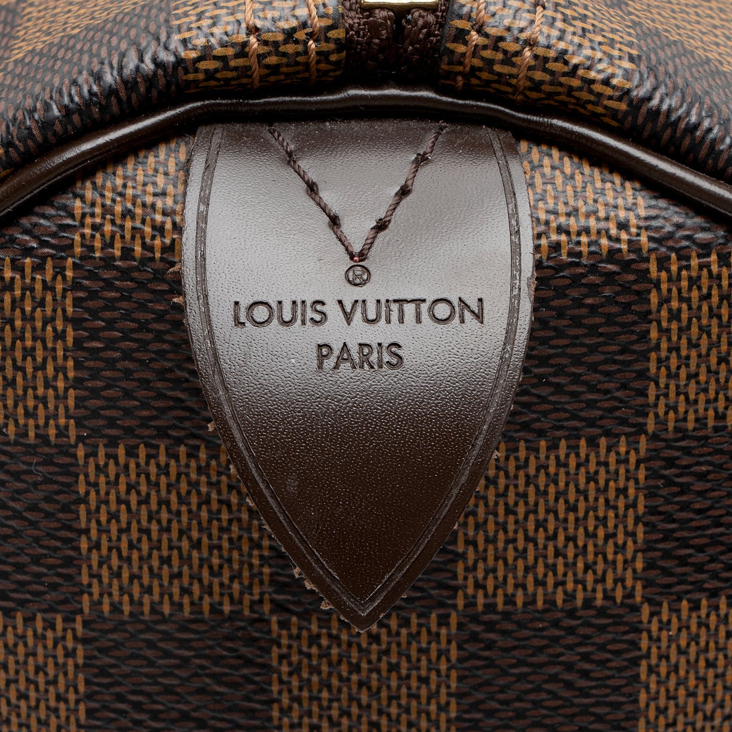 Louis Vuitton Damier Ebene Speedy 30 Satchel (SHF-Yd9xGm)