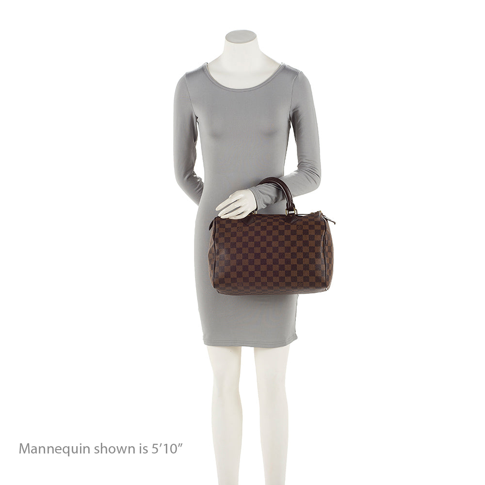 Louis Vuitton Damier Ebene Speedy 30 Satchel (SHF-Yd9xGm)