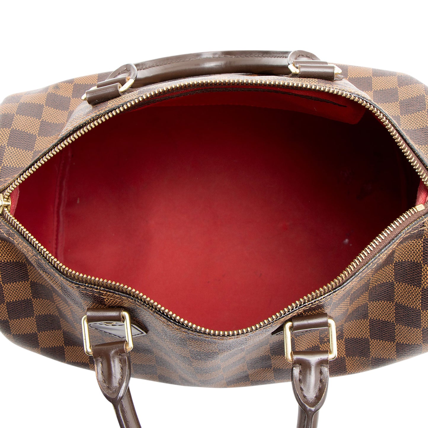 Louis Vuitton Damier Ebene Speedy 30 Satchel