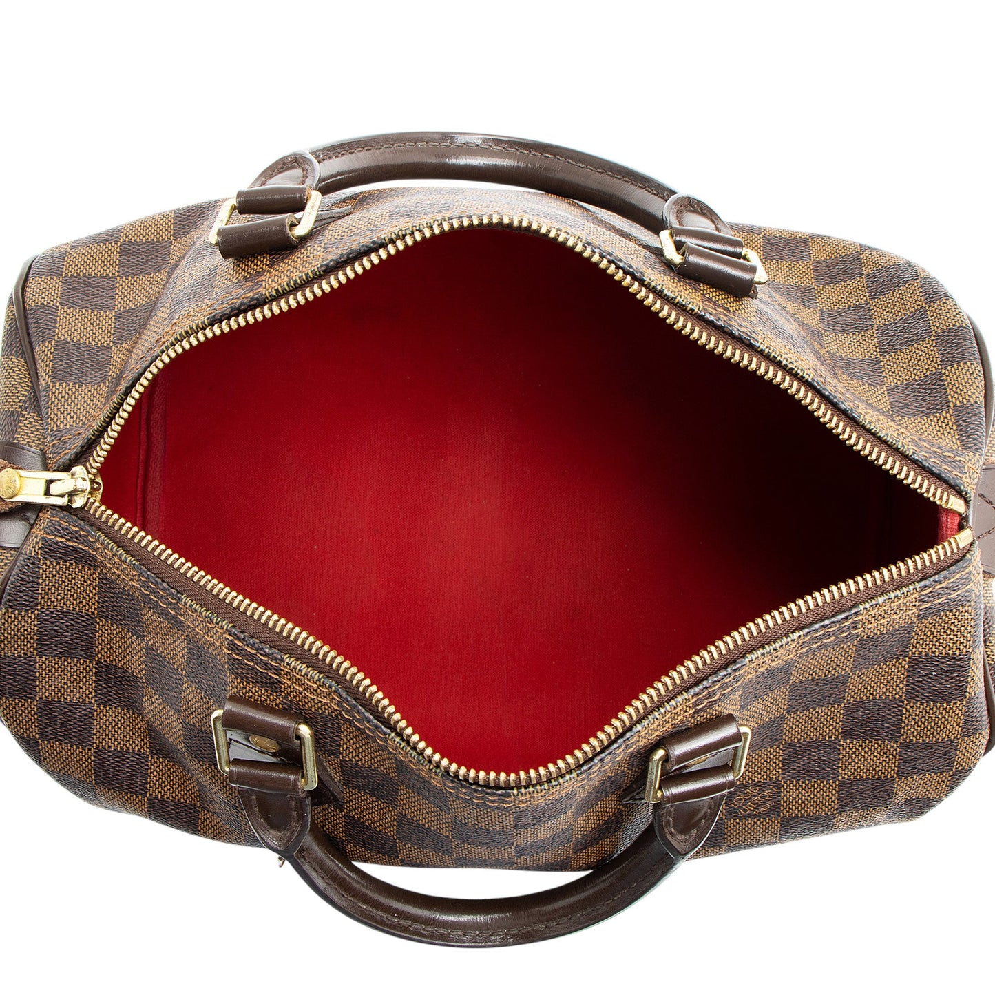 Louis Vuitton Damier Ebene Speedy 30 Satchel