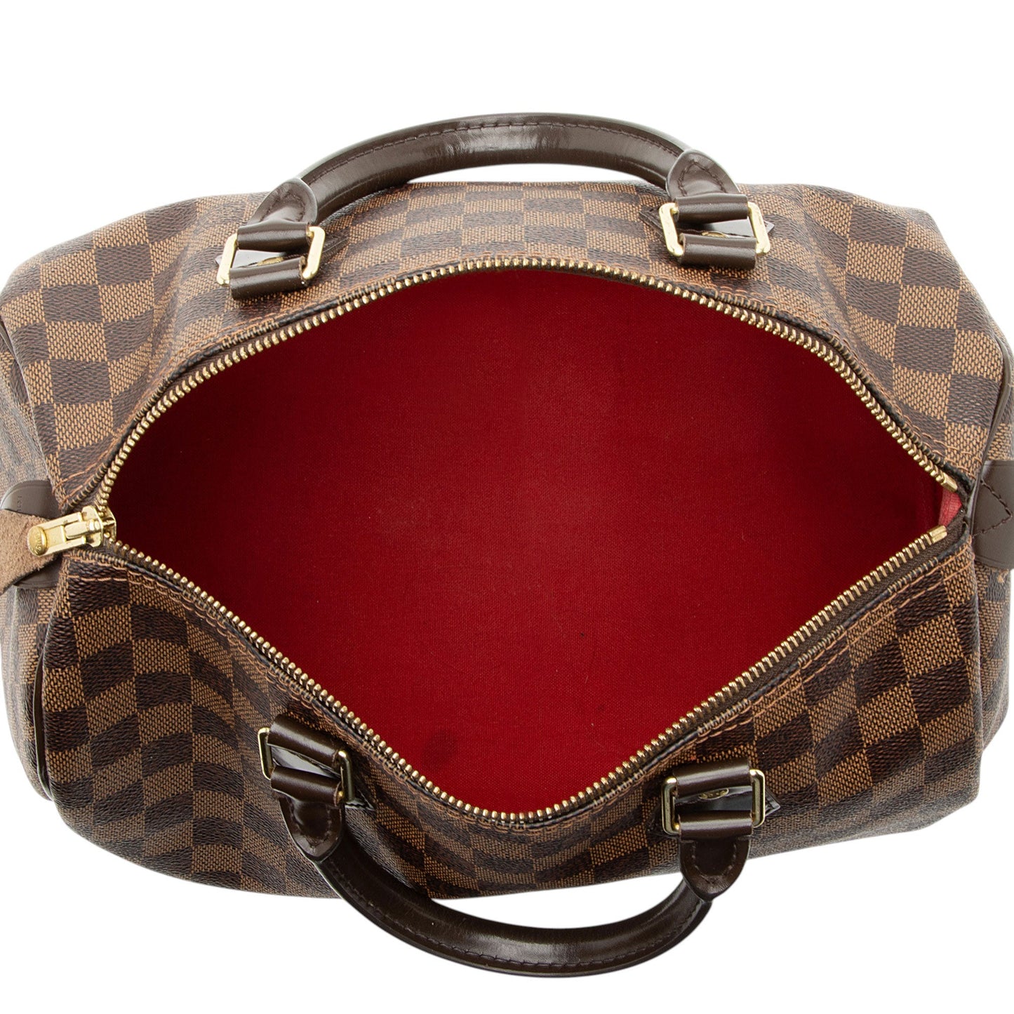 Louis Vuitton Damier Ebene Speedy 30 Satchel