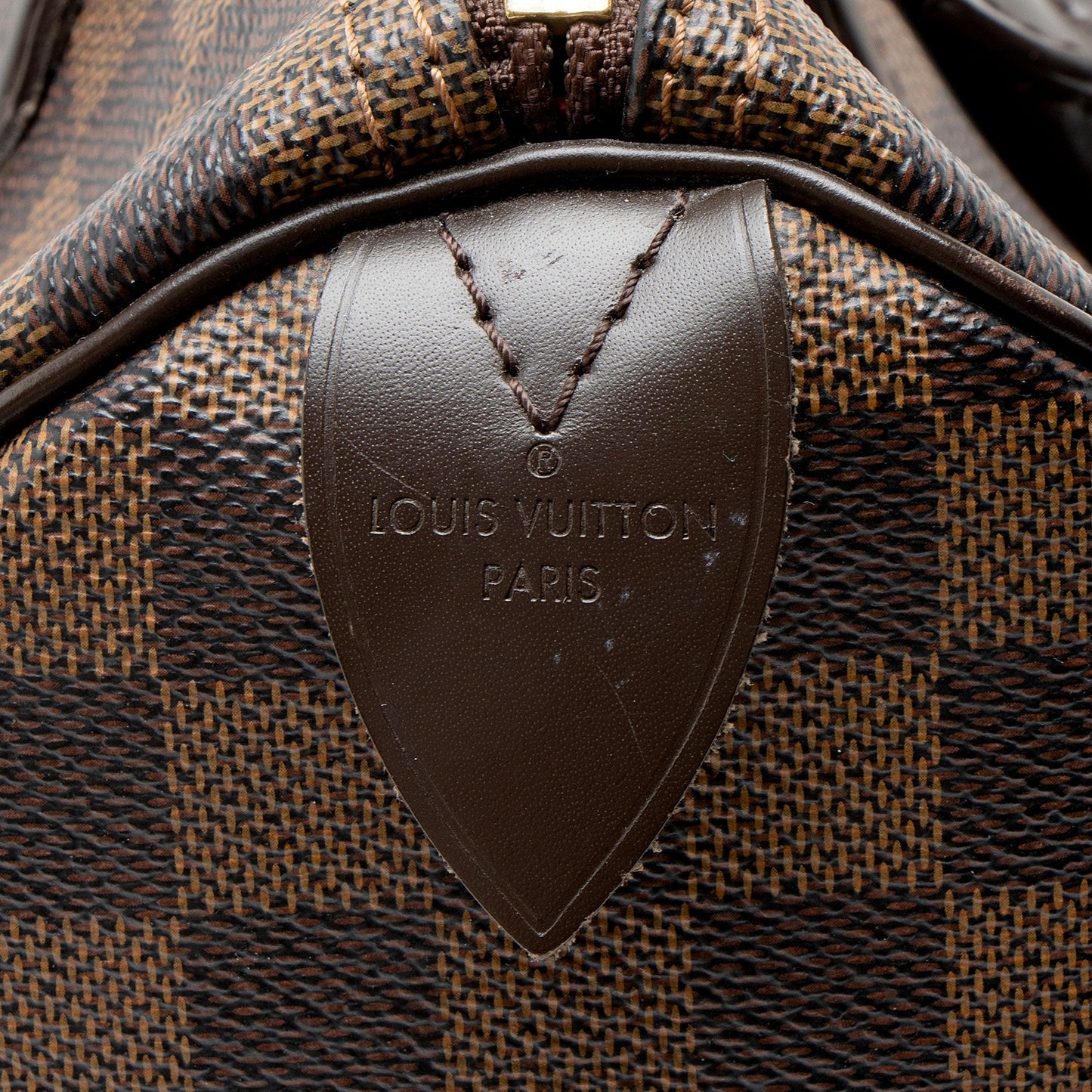 Louis Vuitton Damier Ebene Speedy 30 Satchel
