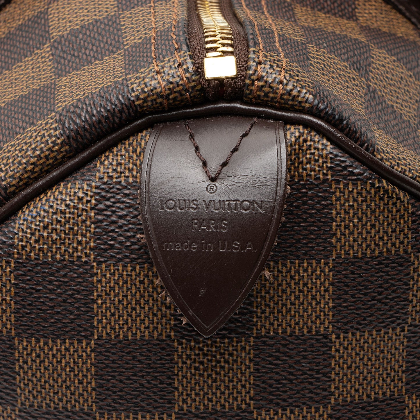 Louis Vuitton Damier Ebene Speedy 30 Satchel