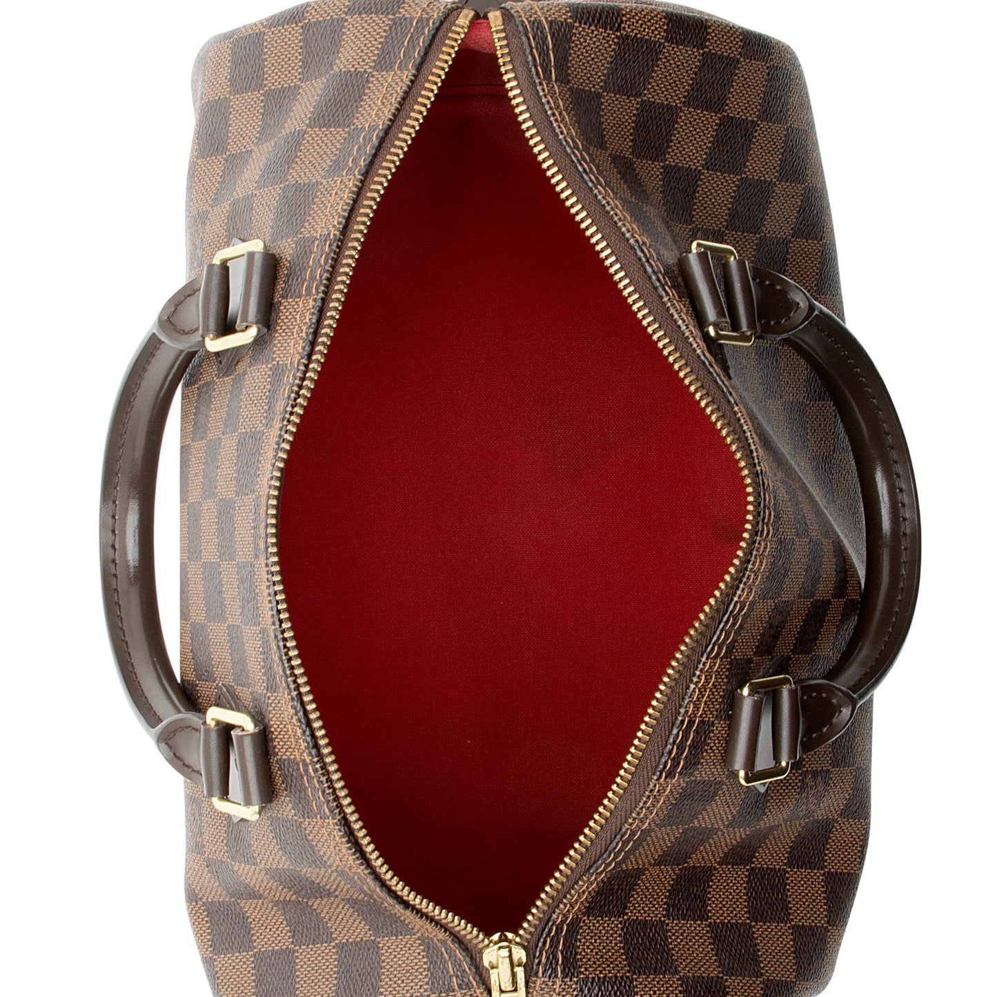 Louis Vuitton Damier Ebene Speedy 30 Satchel
